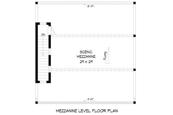 Floor Plan - Upper Floor 2 for Modern House Plan #932-864 - 3 bed, 3.5 bath