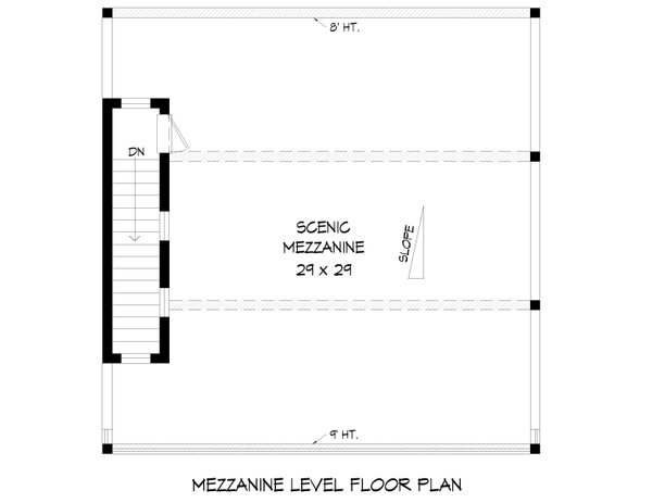 Home Plan - Modern Floor Plan - Upper Floor Plan #932-864