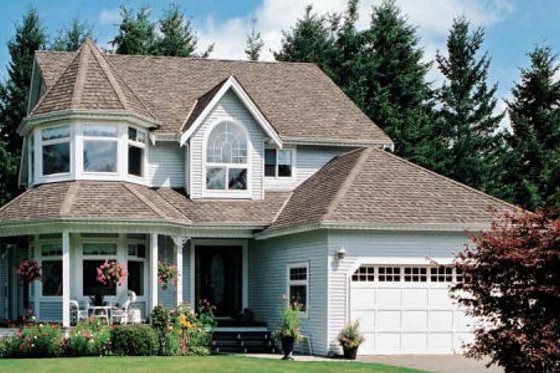 Exterior - Front Elevation for Farmhouse House Plan #47-285 - 4 bed, 2.5 bath