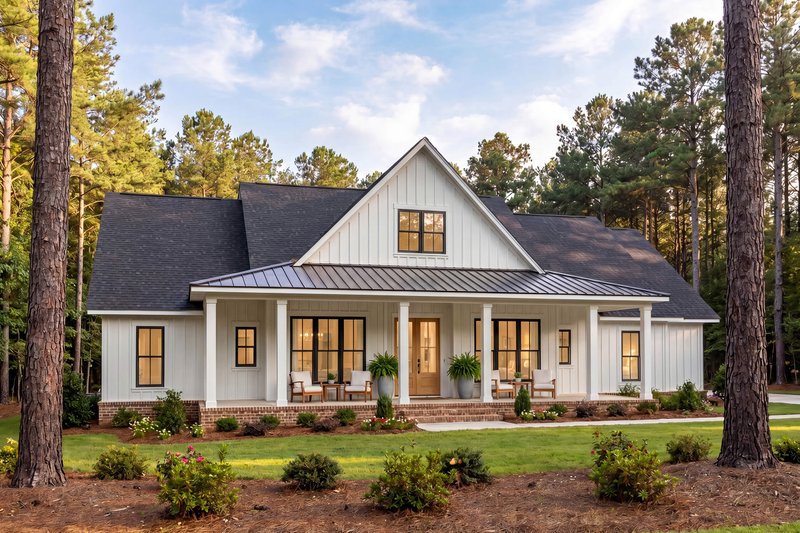 Dream House Plan - Exterior - Front Elevation 6 for Farmhouse House Plan #430-439 - 4 bed, 2.5 bath