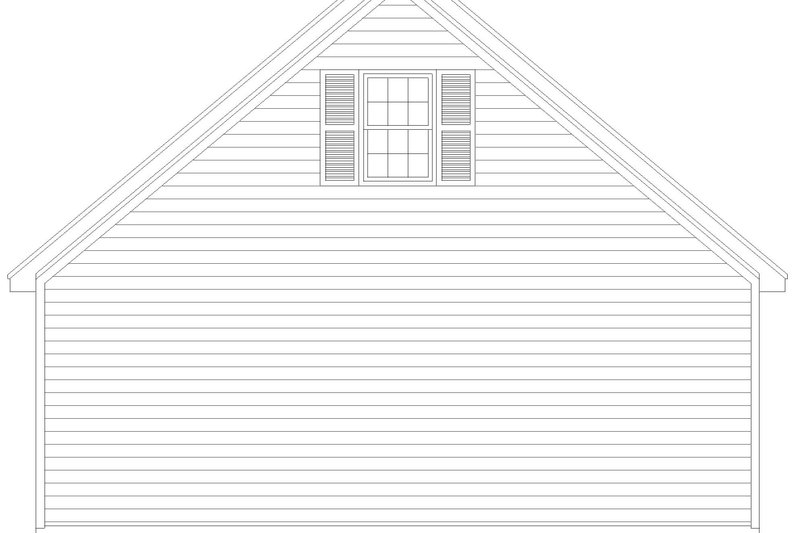 House Plan Design - Exterior - Rear Elevation for Traditional House Plan #932-544, 0 bath