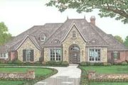 European Style House Plan - 4 Beds 3.5 Baths 2927 Sq/Ft Plan #310-279 