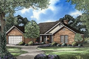 Traditional Exterior - Front Elevation Plan #17-158
