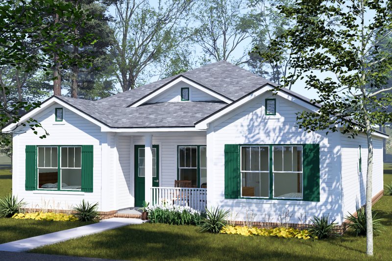 Home Plan - Exterior - Other Elevation 1 for Cottage House Plan #513-2485 - 4 bed, 4 bath