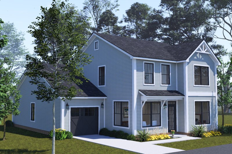 Architectural House Design - Exterior - Other Elevation 1 for Cottage House Plan #513-2499 - 5 bed, 3 bath