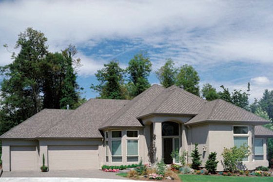 Exterior - Other Elevation 1 for Mediterranean House Plan #48-295 - 3 bed, 2.5 bath