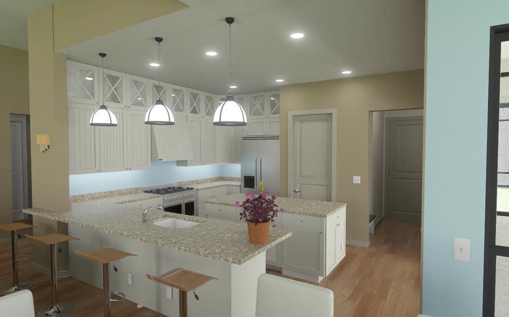 Interior - Kitchen for Country House Plan #1126-7 - 3 bed, 2 bath