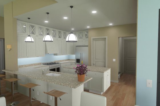 Interior - Kitchen for Country House Plan #1126-7 - 3 bed, 2 bath