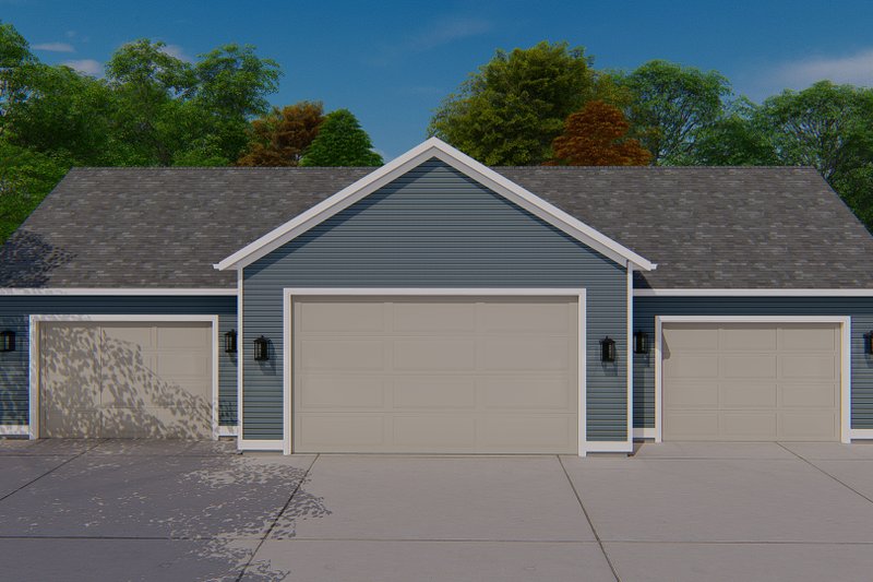 Dream House Plan - Farmhouse Exterior - Front Elevation Plan #1060-162