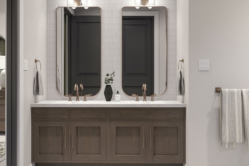 Architectural House Design - Interior - Master Bathroom for Cottage House Plan #455-778 - 3 bed, 2.5 bath