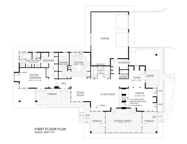 Prairie Floor Plan - Main Floor Plan #454-7