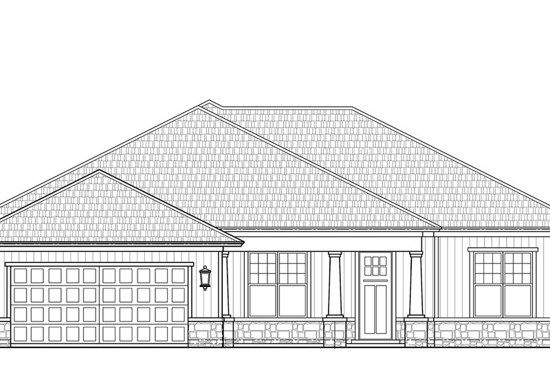 Dream House Plan - Exterior - Front Elevation 3 for Craftsman House Plan #938-100 - 3 bed, 2.5 bath
