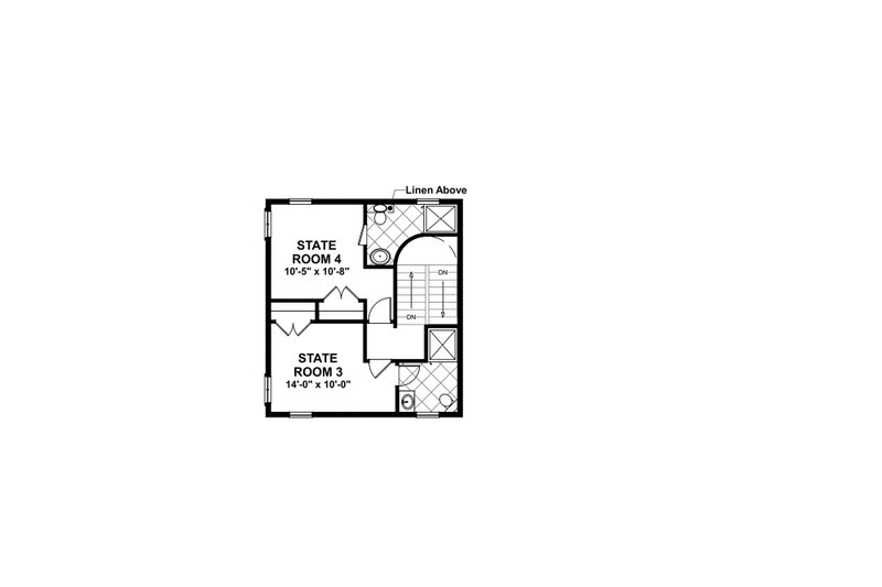 House Design - Floor Plan - Upper Floor for Craftsman House Plan #56-714 - 4 bed, 4.5 bath