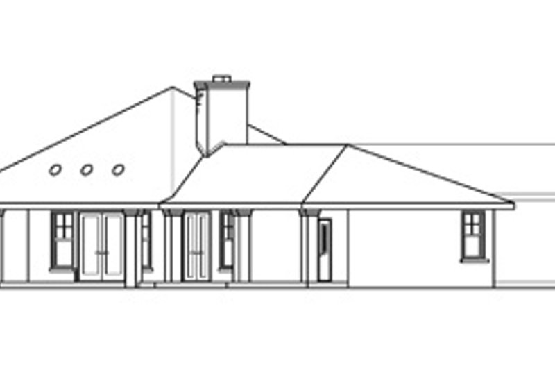 Home Plan - Exterior - Other Elevation for Ranch House Plan #124-575 - 3 bed, 2.5 bath