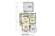 Contemporary Style House Plan - 3 Beds 2.5 Baths 2102 Sq/Ft Plan #1070-14 