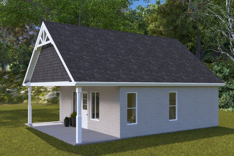 Architectural House Design - Exterior - Other Elevation for Craftsman House Plan #1060-294 - 1 bed, 1 bath