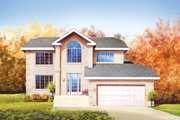 Traditional Style House Plan - 4 Beds 2.5 Baths 2575 Sq/Ft Plan #25-4240 