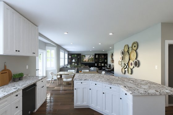 Interior - Kitchen 1 for Traditional House Plan #1060-208 - 4 bed, 2.5 bath