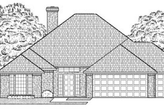 Exterior - Front Elevation 3 for Traditional House Plan #65-309 - 4 bed, 2 bath