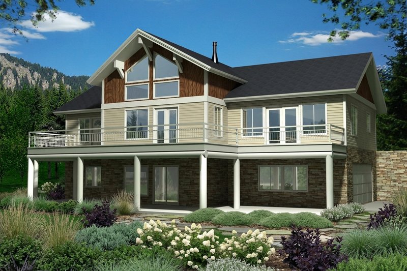House Plan Design - Exterior - Front Elevation 2 for Craftsman House Plan #117-1106 - 3 bed, 2.5 bath
