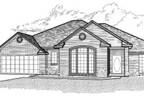 Exterior - Front Elevation for Traditional House Plan #65-299 - 3 bed, 2.5 bath