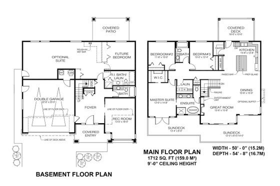 Floor Plan - Other Floor for Beach House Plan #1100-27 - 3 bed, 3 bath