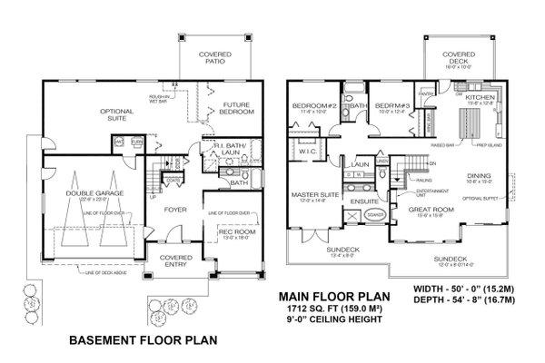 Beach Floor Plan - Other Floor Plan #1100-27