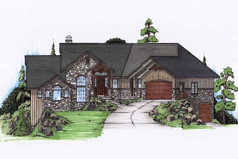 Home Plan - Traditional Exterior - Front Elevation Plan #5-272