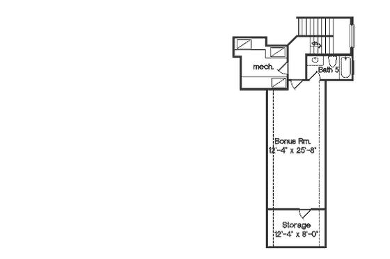 Floor Plan - Other Floor for European House Plan #135-161 - 4 bed, 4 bath
