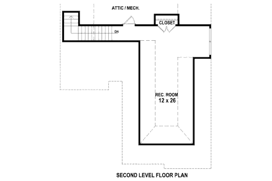 Floor Plan - Other Floor for Traditional House Plan #81-13905 - 3 bed, 2 bath