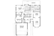 Traditional Style House Plan - 3 Beds 2 Baths 1510 Sq/Ft Plan #18-9247 