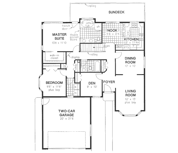 Traditional Floor Plan - Main Floor Plan #18-9247