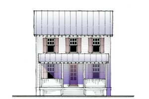 Exterior - Other Elevation for Cottage House Plan #514-13 - 2 bed, 1 bath