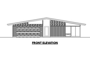 Exterior - Other Elevation for Modern House Plan #438-1 - 3 bed, 2 bath