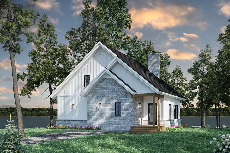 House Design - Exterior - Front Elevation for Cabin House Plan #23-2879 - 3 bed, 2.5 bath
