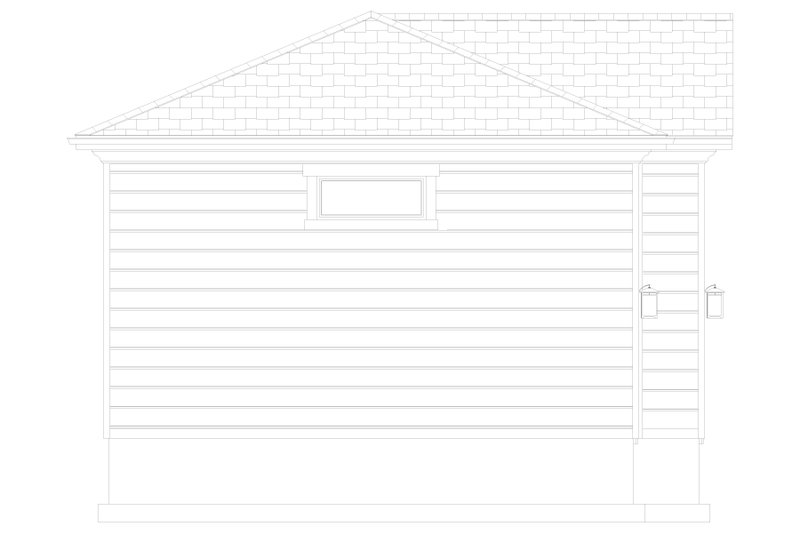 House Design - Exterior - Other Elevation 1 for Farmhouse House Plan #1060-249, 0 bath