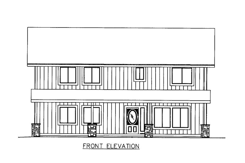 Home Plan - Exterior - Front Elevation 3 for Craftsman House Plan #117-923 - 3 bed, 2.5 bath