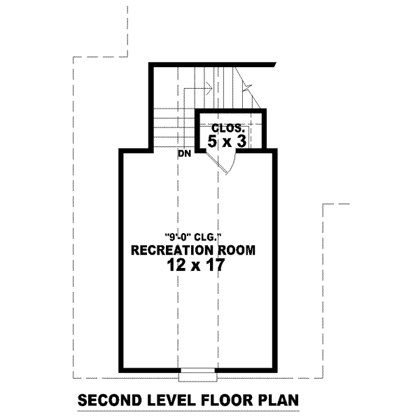European Floor Plan - Upper Floor Plan #81-1401