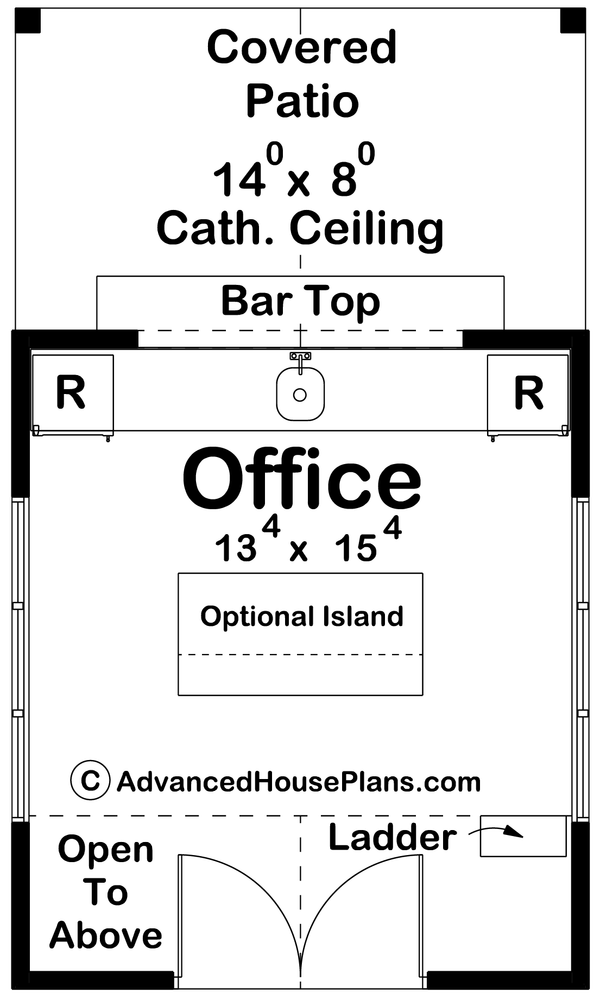 Farmhouse Floor Plan - Main Floor Plan #455-269