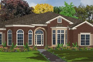 Traditional Exterior - Front Elevation Plan #63-233