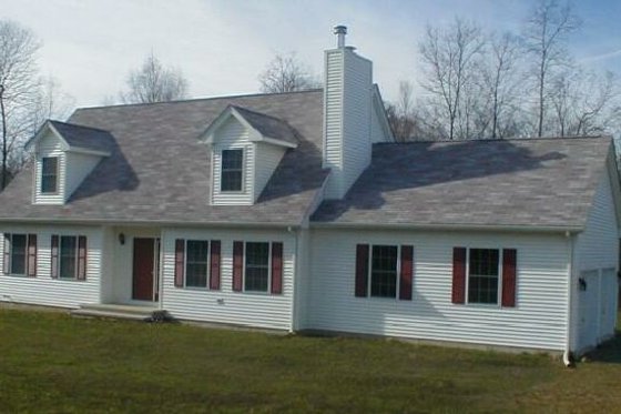 Exterior - Front Elevation for Ranch House Plan #75-175 - 3 bed, 2.5 bath