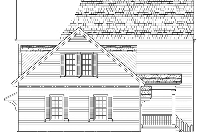 Architectural House Design - Traditional, Front Elevation