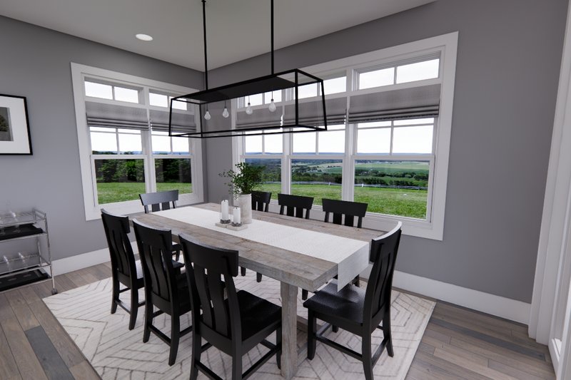 Dream House Plan - Interior - Dining Room for Farmhouse House Plan #51-1248 - 4 bed, 3 bath