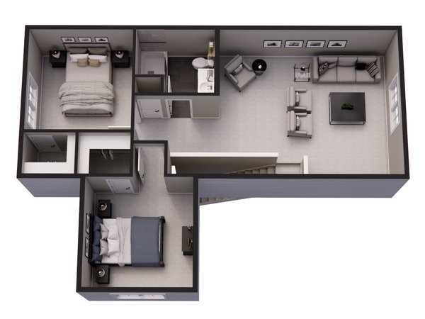 Dream House Plan - Traditional Floor Plan - Upper Floor Plan #51-1409