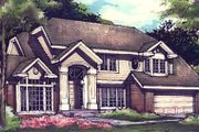 European Style House Plan - 4 Beds 2.5 Baths 2732 Sq/Ft Plan #320-456 