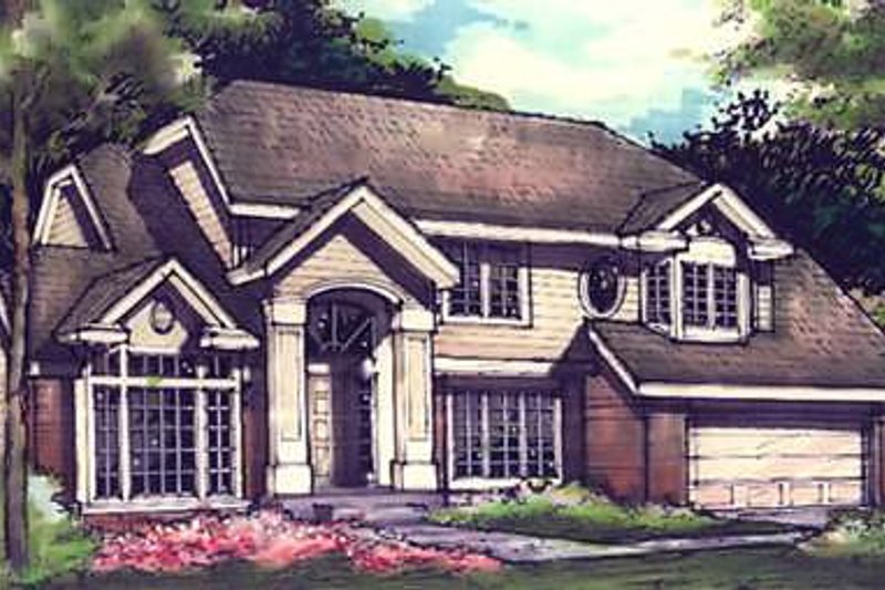 Home Plan - European Exterior - Front Elevation Plan #320-456