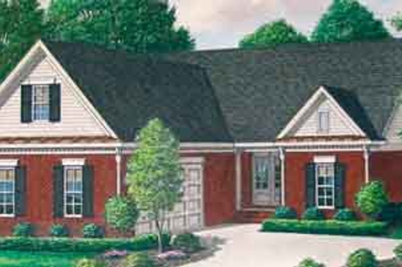 Dream House Plan - Southern Exterior - Front Elevation Plan #34-182