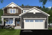 Bungalow Style House Plan - 3 Beds 3.5 Baths 2132 Sq/Ft Plan #51-1381 