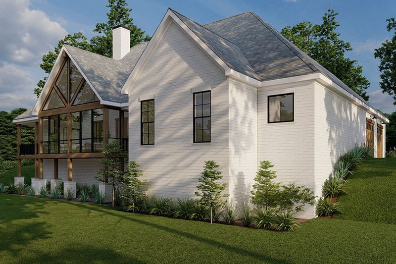 House Plan Design - Exterior - Other Elevation 3 for Farmhouse House Plan #923-281 - 4 bed, 3.5 bath