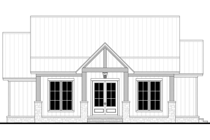 House Plan Design - Exterior - Front Elevation 6 for Farmhouse House Plan #430-404 - 3 bed, 2.5 bath